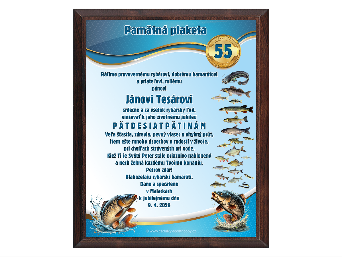 Dárek modrý_55_rybář_SK